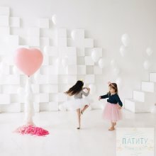 Шар-сердце "Be my valentine"