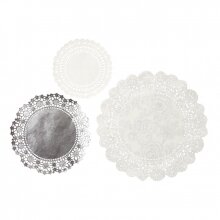 Кружевные салфетки "Серебро"