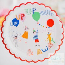 Тарелочка круглая Toot Sweet (Танцующие детки)