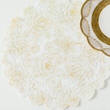 Кружевные салфетки "Золото"